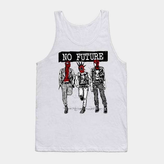 No Future Tank Top by Dark Planet Tees